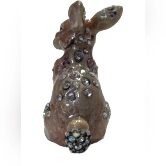 Jay Strongwater Miniature Bunny Rabbit Jeweled Figurine
5037 - Picture 3 of 5